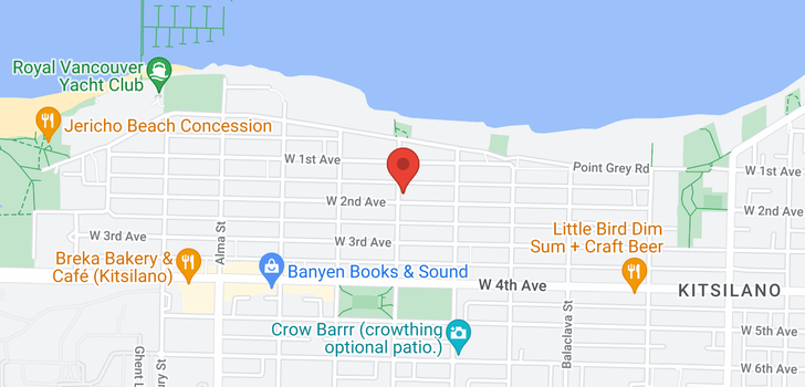 map of 3389 W 2ND AVENUE